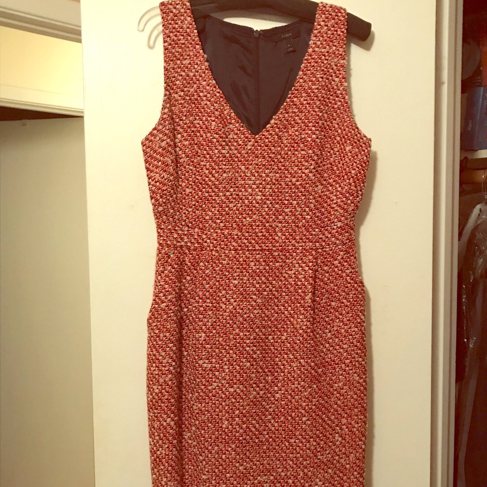 Vintage (2013) J. Crew woven sheath dress